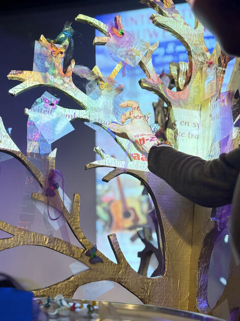 We hingen onze wensen aan de wensboom